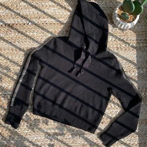 Zara Knit Hoodie Crop